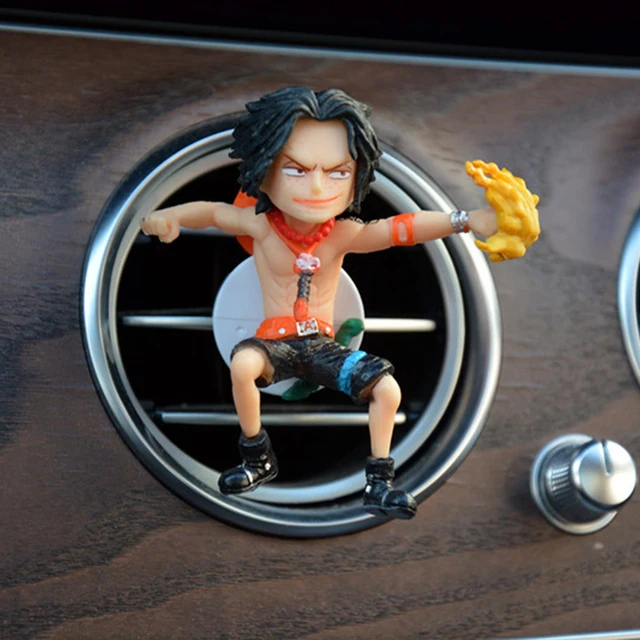 Anime One Piece Car Air Outlet Fragrance Decoration Nica Luffy Zoro Nami Action Figure Figurine Model Ornamen Car Aromatherapy 4