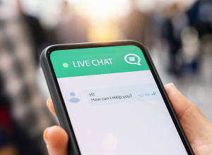 Chatbots can now be used for initial customer interaction.